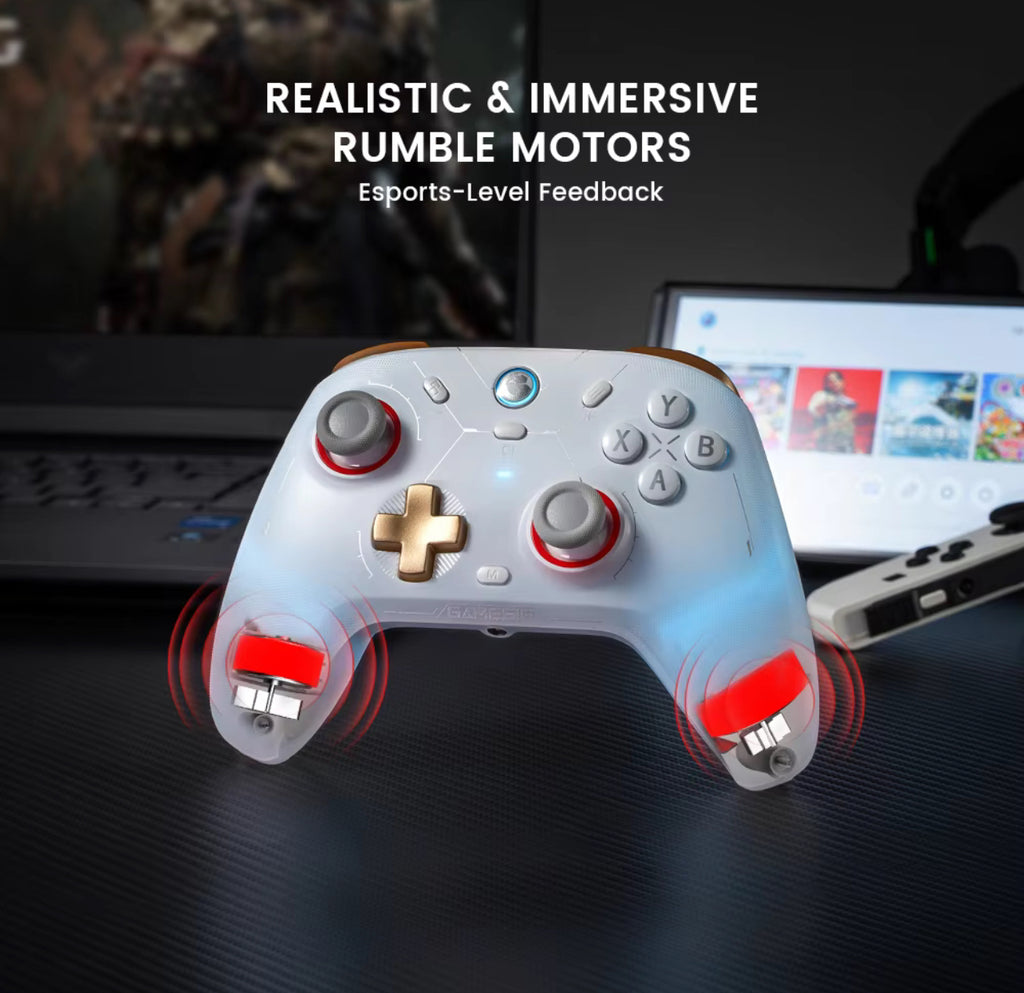 Gamesir Cyclone 2 Rgb Back Buttons 6 Axis Gyroscope Game Controller with Charging Dock