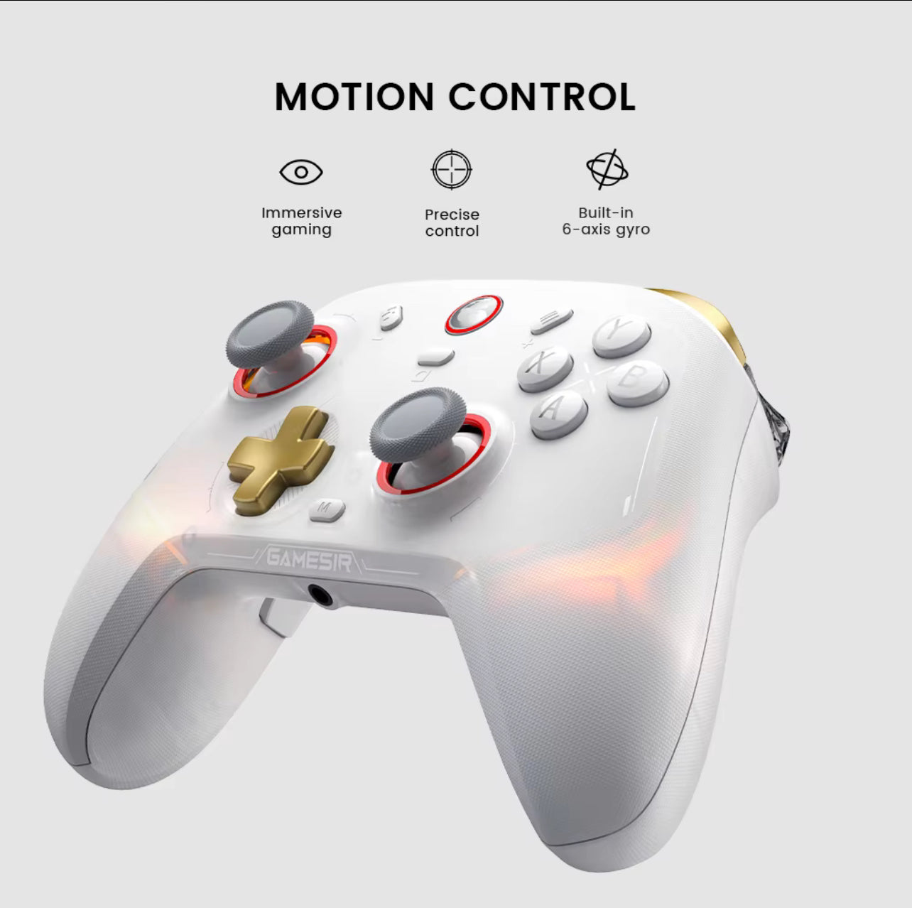Gamesir Cyclone 2 Rgb Back Buttons 6 Axis Gyroscope Game Controller with Charging Dock
