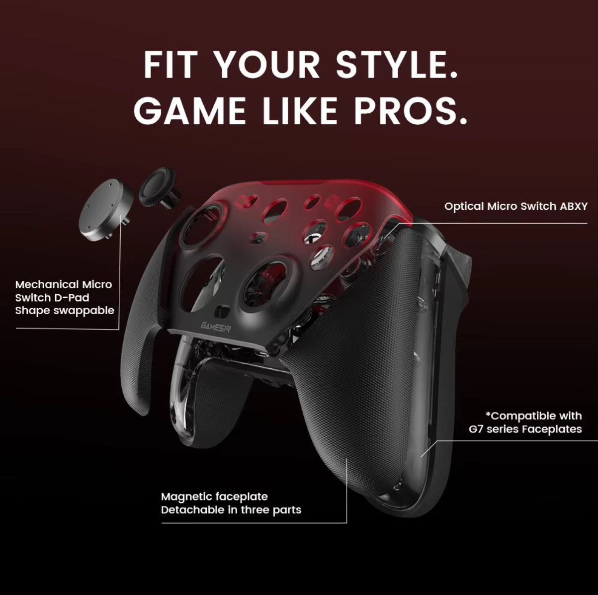 GameSir G7 PRO Wireless Controller G7Pro for Xbox, PC and Android