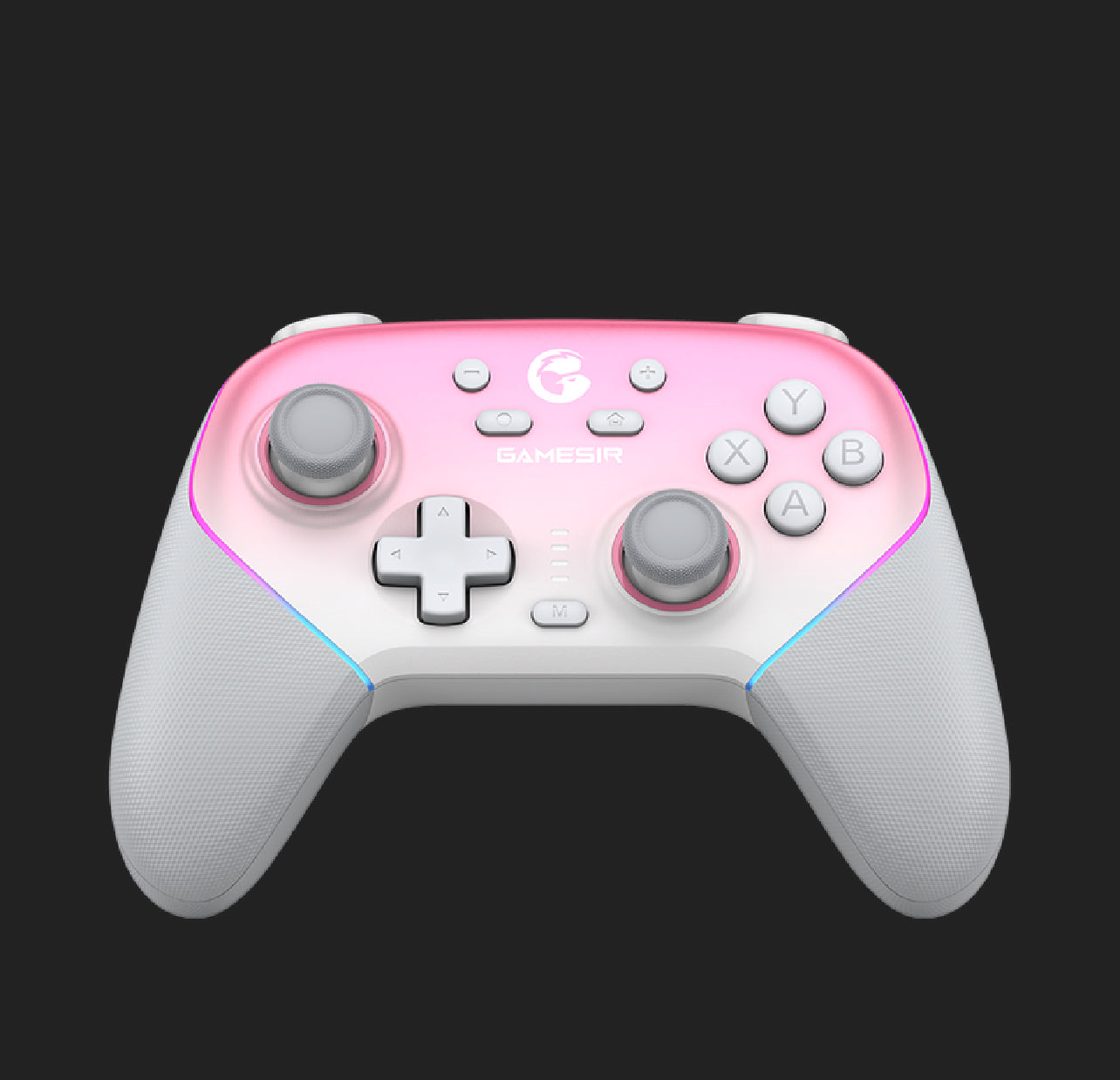 Gamesir Super Nova RGB Lighting Swappable ABXY Detachable Faceplate Game Controller with Charging Station